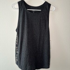 Gray Sleeveless Top